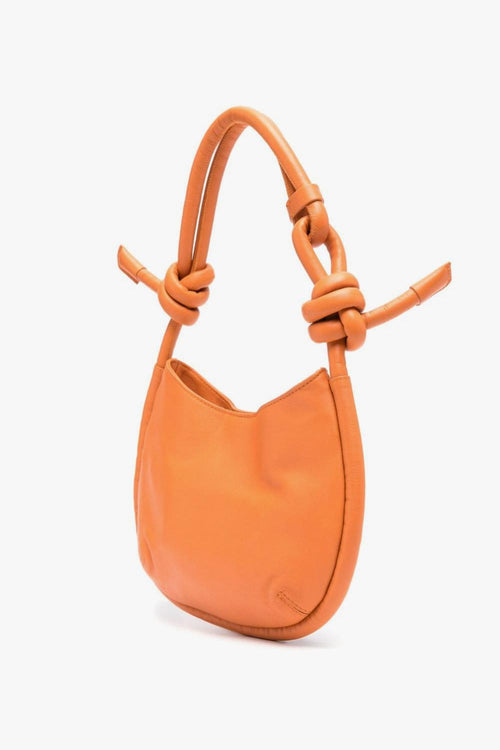 Borsa Arancione Donna Demi Piuma Knot Baby