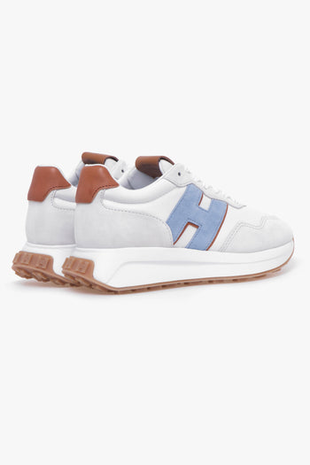 Sneaker H641 in pelle e camoscio - 3