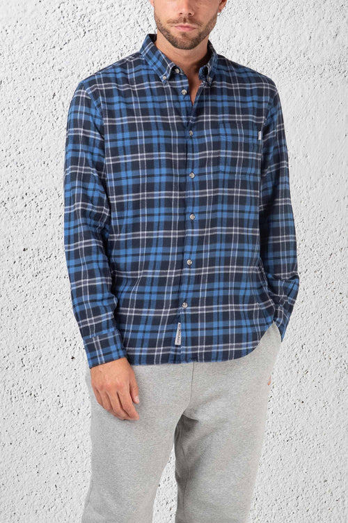 Camicia Light Flannel Blu Uomo - 2