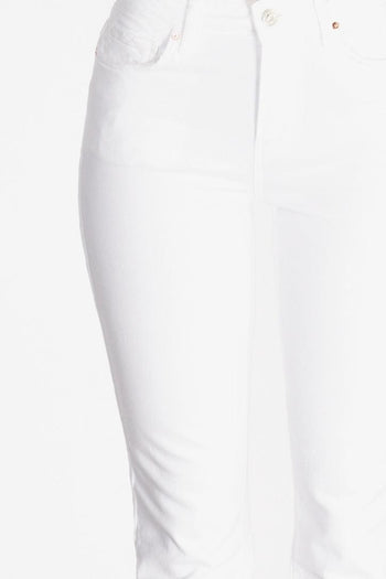 Jeans Sigaretta Bianco Donna - 4