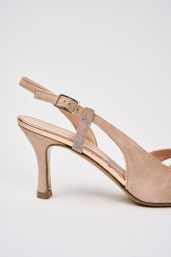 Slingback Cipria/galassia Donna - 5