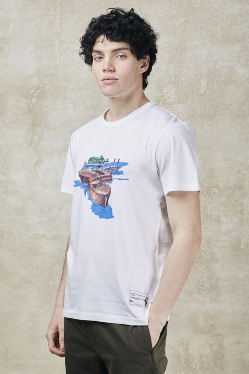 T-shirt in puro cotone con illustrazione - 2