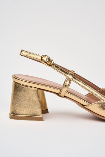 Slingback Oro Donna - 5