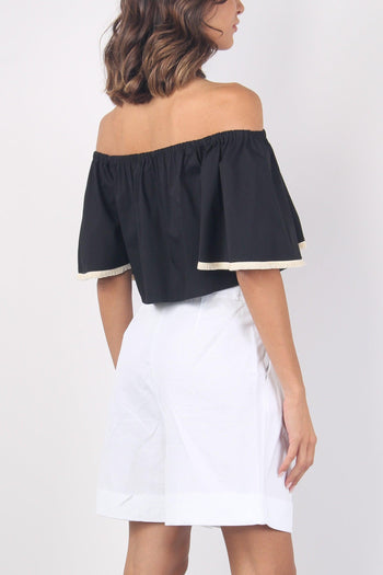 Short Misto Lino Pences Bianco - 6