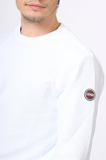Felpa Girocollo Bianco Uomo - 2
