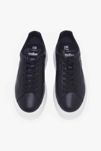 Sneaker H-stripes in pelle - 5