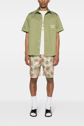 Camicia Verde Uomo con stampa - 4