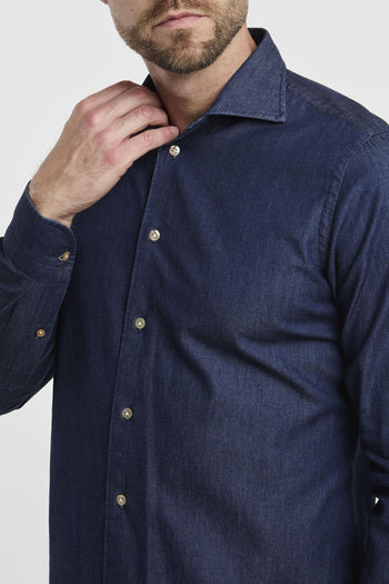 Camicia Blu Uomo - 4