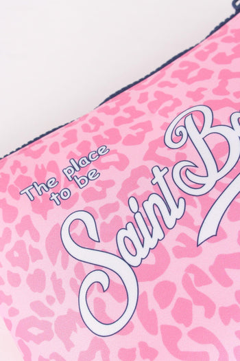 Pochette Fantasia Animalier Rosa/bianco - 6