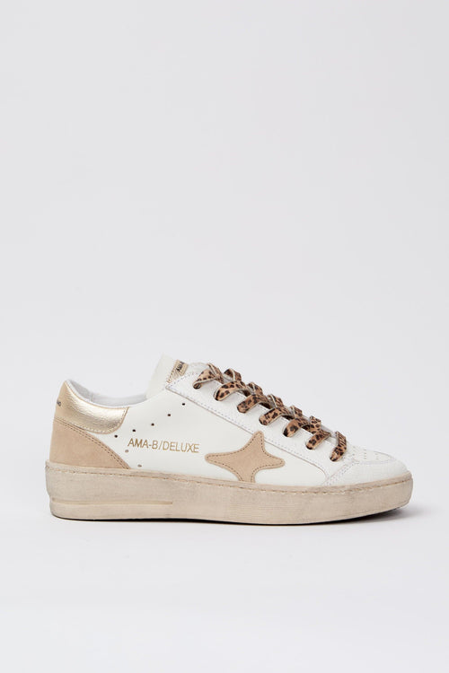 Sneaker Bianco/beige Donna