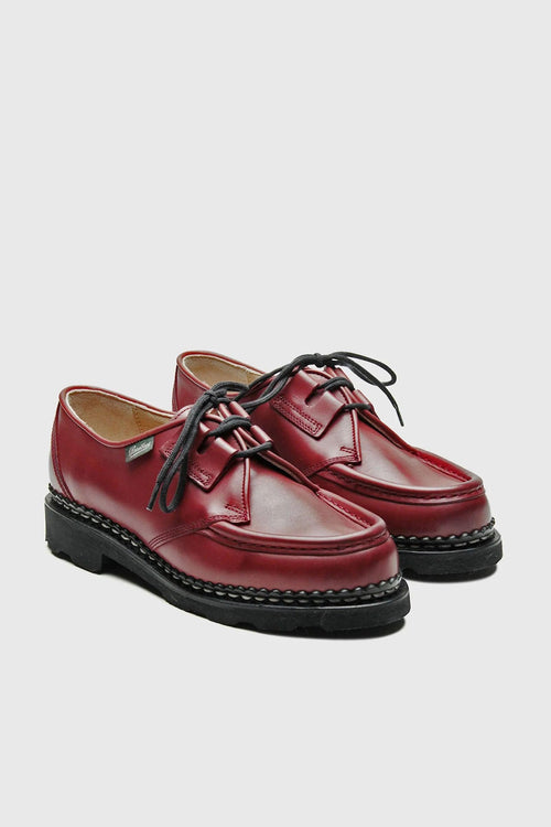 Scarpa Derby Beaubourg Lisse Rouge Rosso Donna - 2