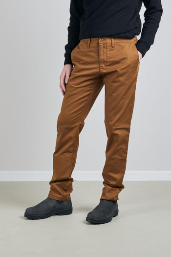 Wip Sid Pant Stretch Twill Marrone Uomo - 4