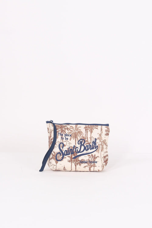 Pochette Fantasia Palme Panna/beige