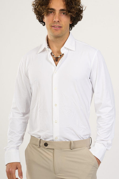 Camicia Oxford Bianco Uomo