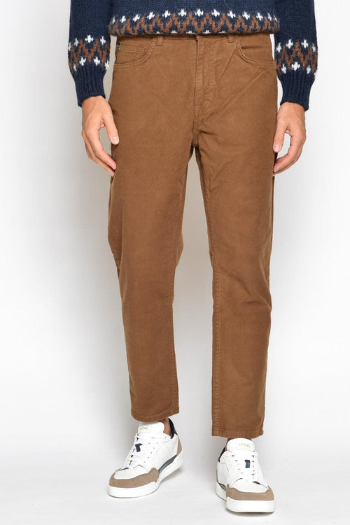 Pantalone Cropped Fustagno Uomo - 2