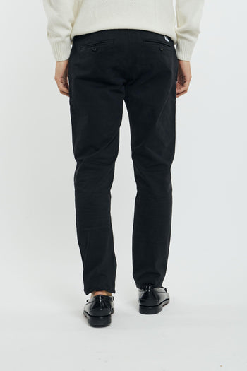 Pantalone Chino Mike in Cotone/Modal/Elastan Nero - 6