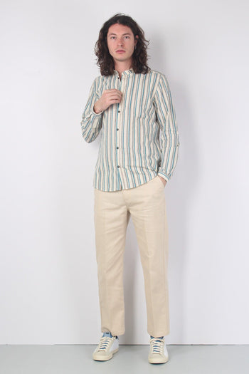 Camicia Coreana Riga Bastoncin Unico - 2