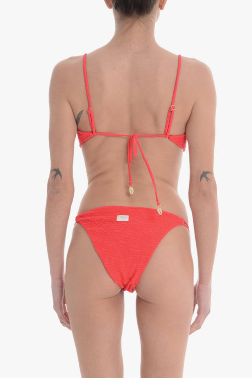 Bikini Rosso Donna Oblò Centrale - 2