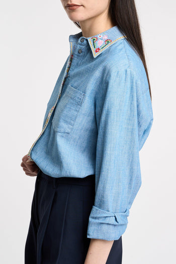 Camicia in Chambray 5786 - 3