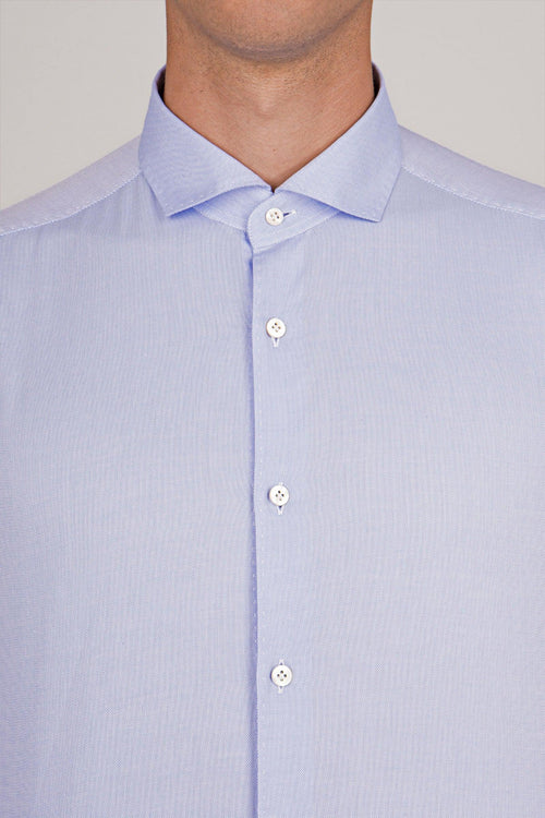 Camicia Collo Francia Azzurro Uomo - 2