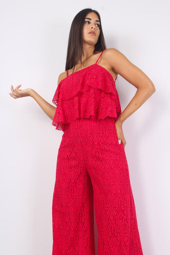 Pantalone Palazzo Pizzo Magenta - 6