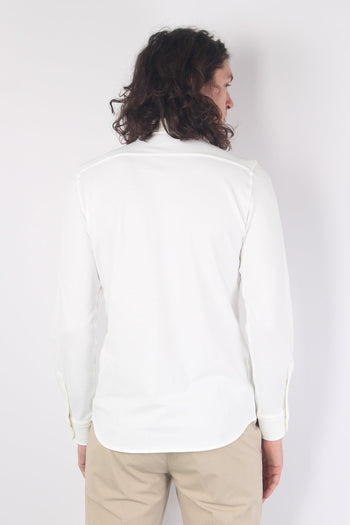 Camicia Piquet Leggera Latte - 3