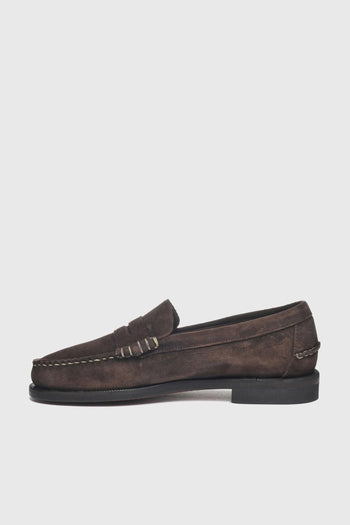 Mocassino Classic Dan Flesh Out Pelle Marrone Scuro - 5