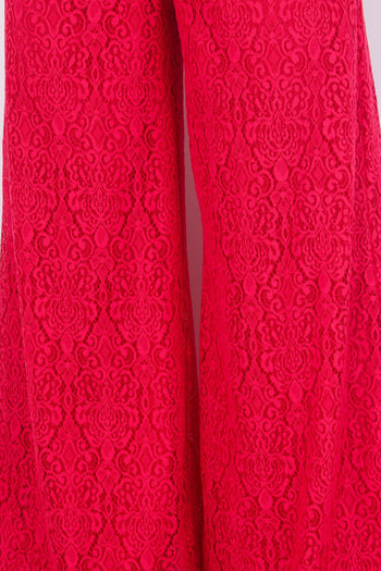 Pantalone Palazzo Pizzo Magenta - 7