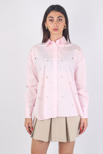 Camicia Applicazioni Stelle Rosa - 2
