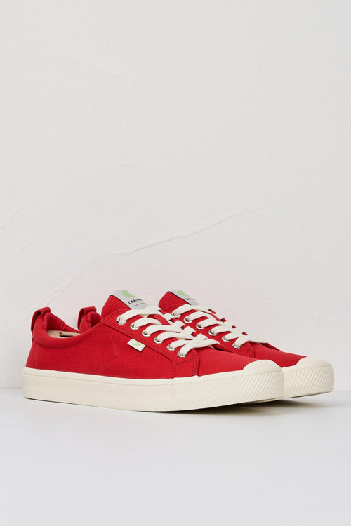 Oca Low Canvas Red - 2