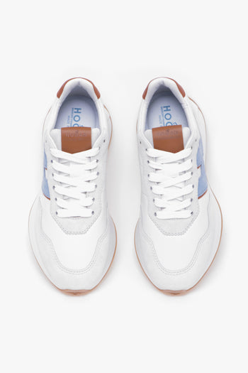 Sneaker H641 in pelle e camoscio - 5