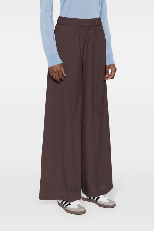 Pantalone Marrone Donna a palazzo