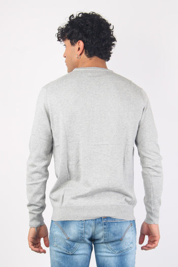Girocollo Cotone Slim Fit Andover Heather - 3