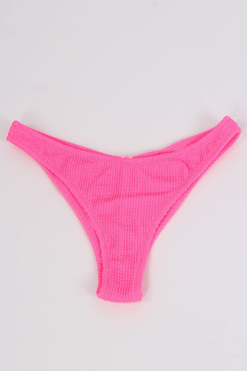 Slip Americano Costine Fisso Fluo Fucsia - 3