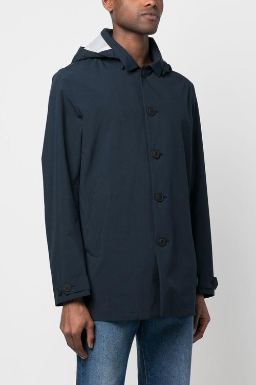 Trench Blu Uomo