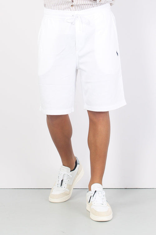 Bermuda Felpa Logo White - 2