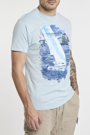 T-shirt con stampa in cotone - 4