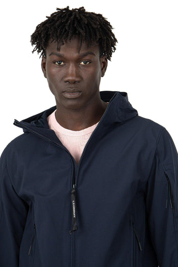 Giubbotto Shell-r Hooded Blu Scuro Uomo - 5