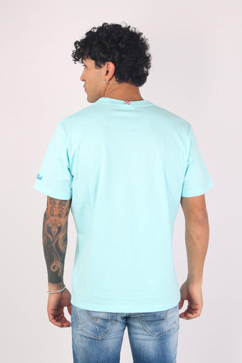 T-shirt Panda Save Azzurro - 3