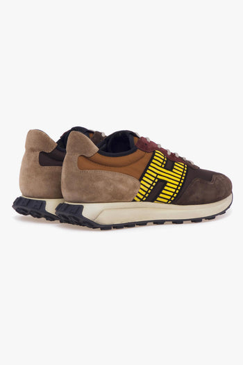 Sneaker H601 in camoscio e tessuto - 3