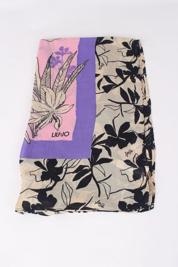Foulard Stampa Flowers - 2