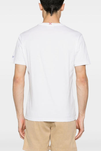 Saint Barth T-shirt Bianco Uomo Liquid Therapy - 3