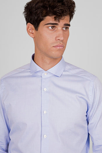 Camicia Collo Francia Azzurro Uomo - 5