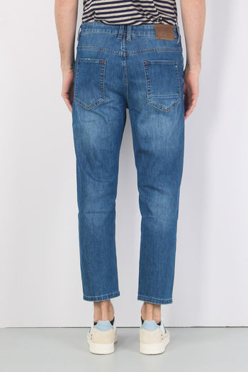 Denim Carrot Micro Rotture Jeans - 3