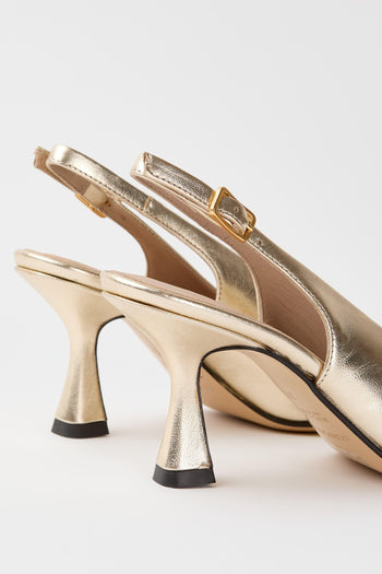 Slingback Lam Platino Donna - 4
