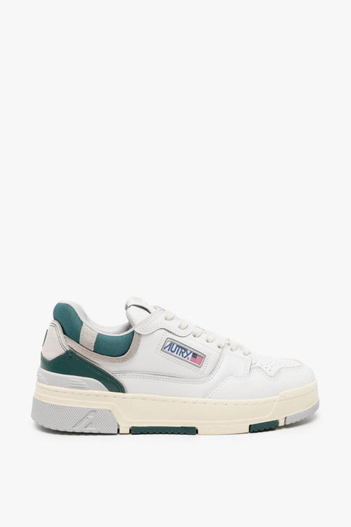 Scarpa Bianco Verde Uomo Rookie Low