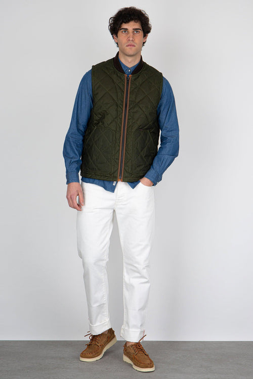 Gilet Eagle Plains Liner Verde Militare Uomo - 2