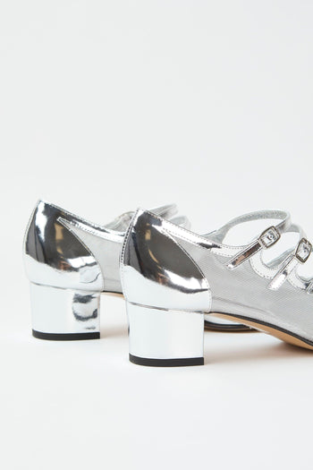 Slingback Silver Donna - 4