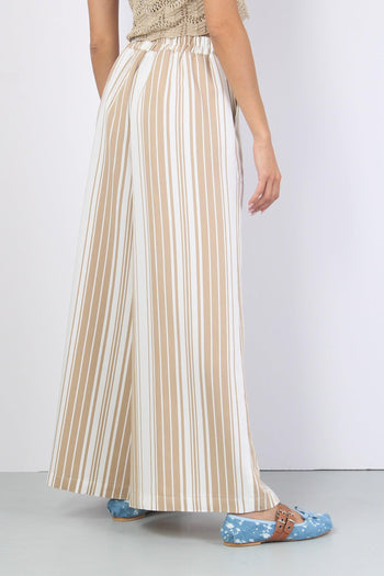 Pantalone Coulisse Riga Panna/beige - 6