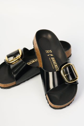 Ciabatta Madrid Big Buckle Nero Donna - 5